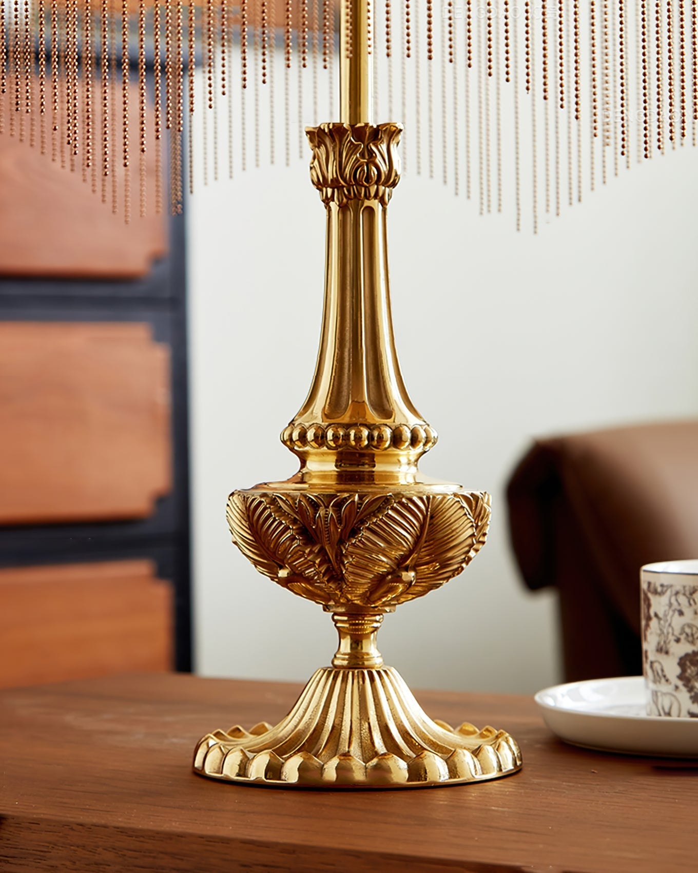 TasselLight - Table Lamp with Soft Tassels and Fine Beads