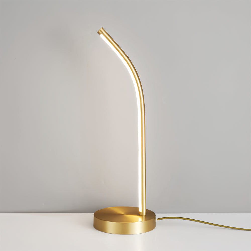 LinearGlow – Minimalistisk bordlampe med dæmpbar LED