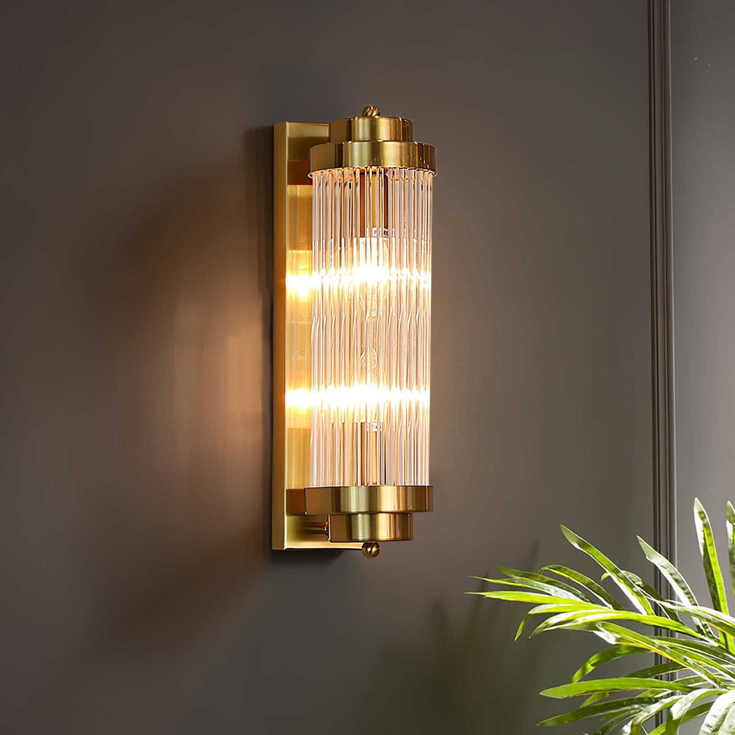 LuxeFlare - Guld Væglampe med LED Effektivitet