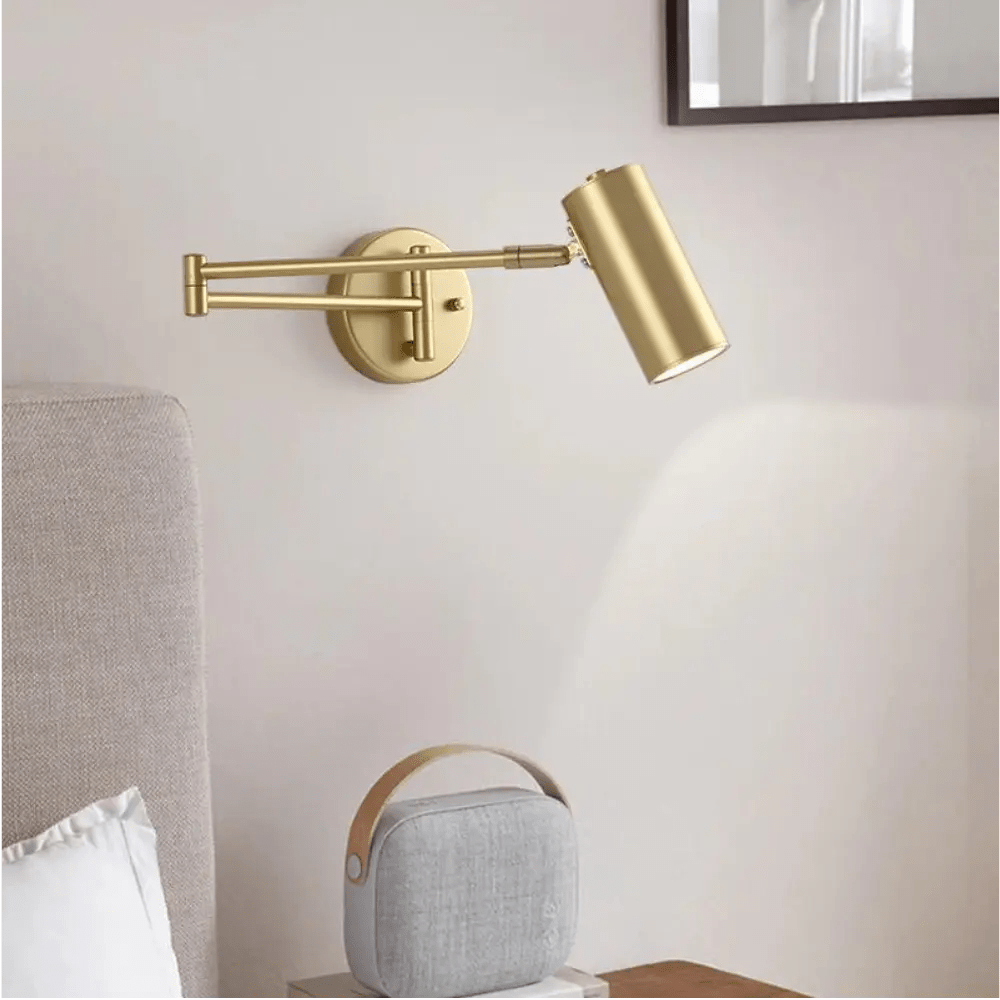 ScandiGlow | Minimalistisk væglampe med fleksibel arm