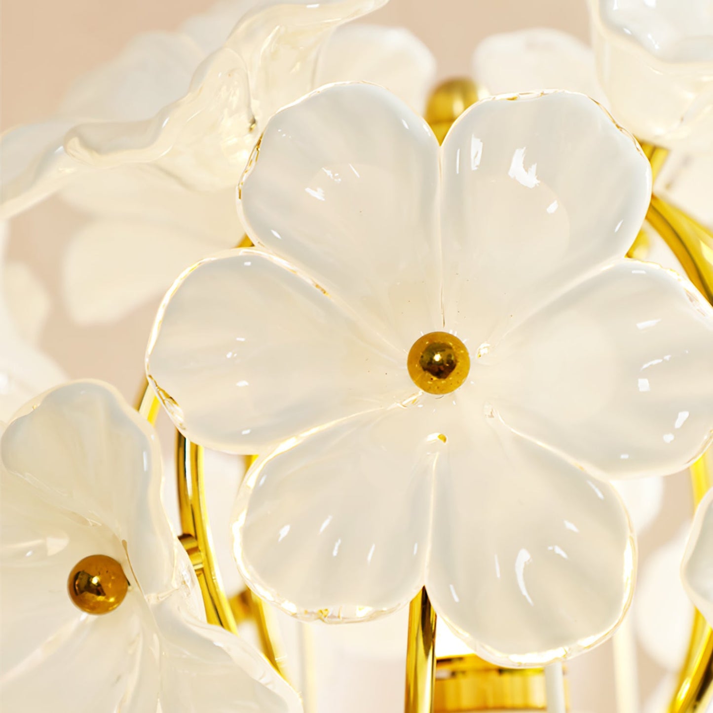 GraceBloom - Blomsterbordlampe