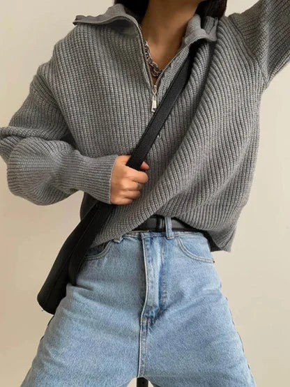 CashmereZip - Elegant Jumper