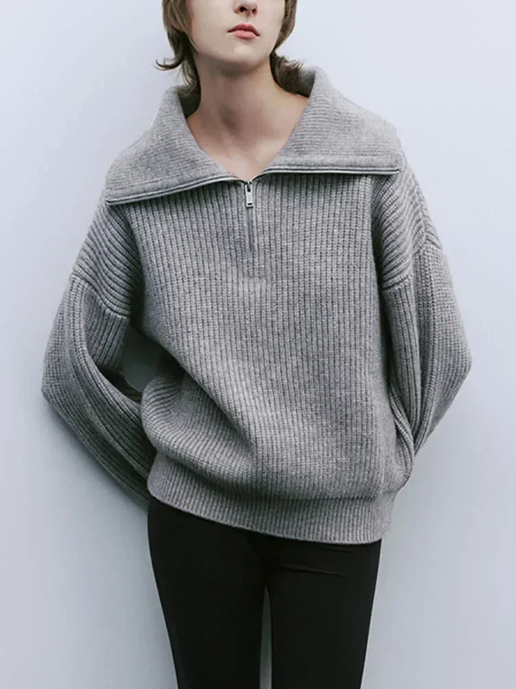 CashmereZip - Elegant Jumper