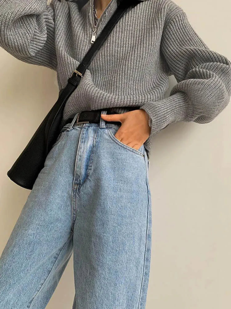 CashmereZip - Elegant Jumper