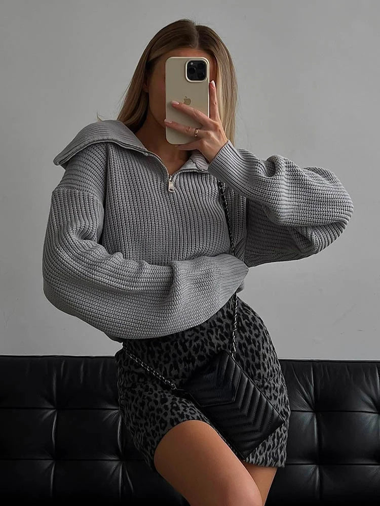 CashmereZip - Elegant Jumper