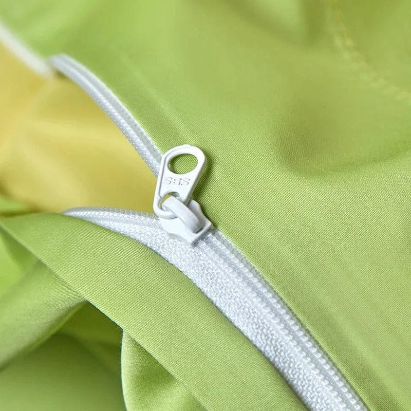 LimeGlow - Egyptian Cotton Duvet Cover Set