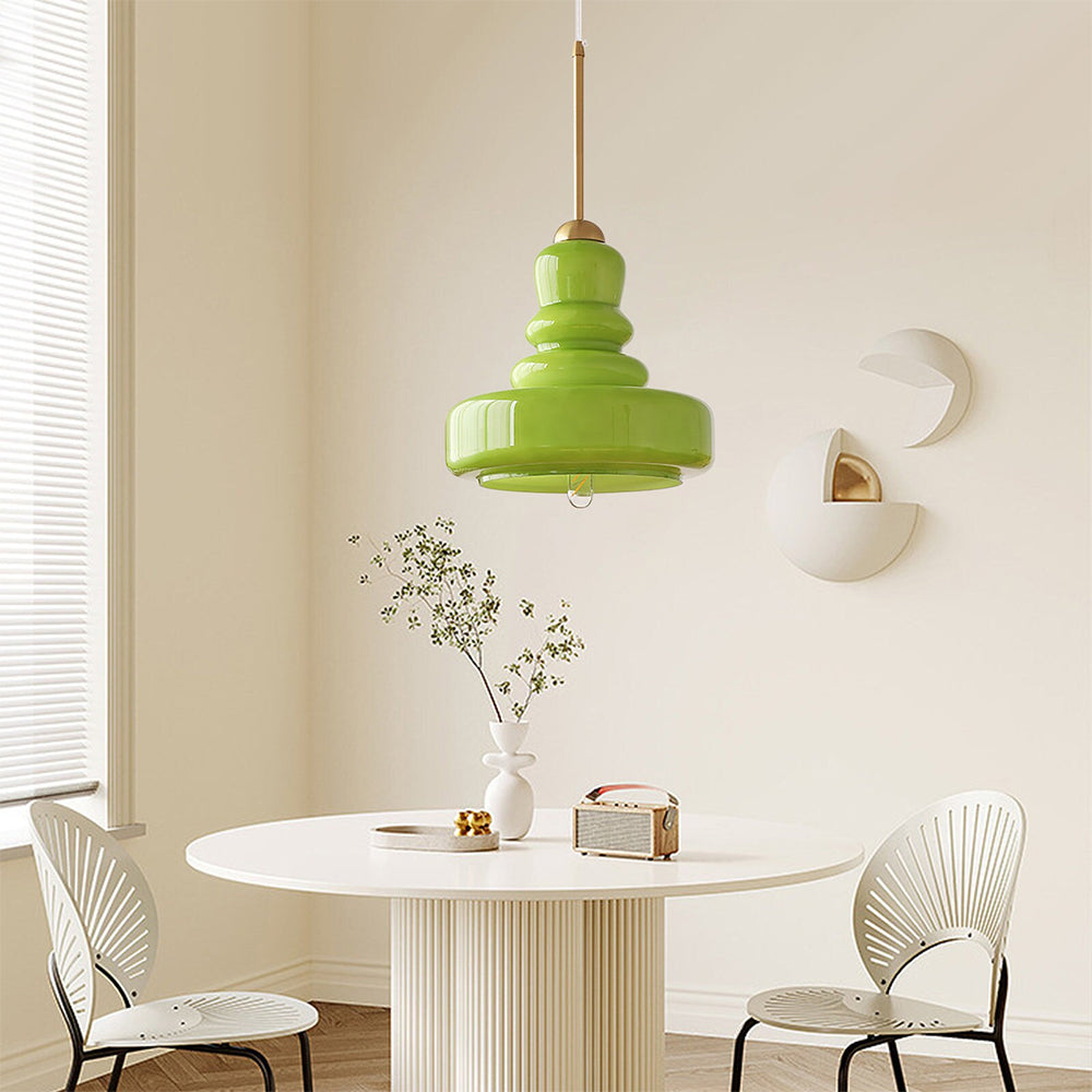 ColorSphere - Bauhaus inspirierte Kürbis-Pendelleuchte