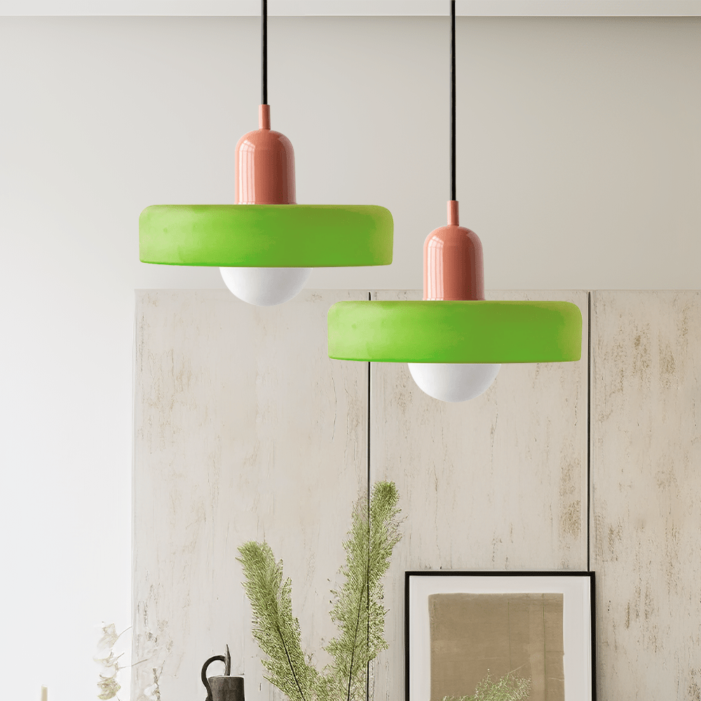 BauhausGlow | Coloured Glass Pendant Light