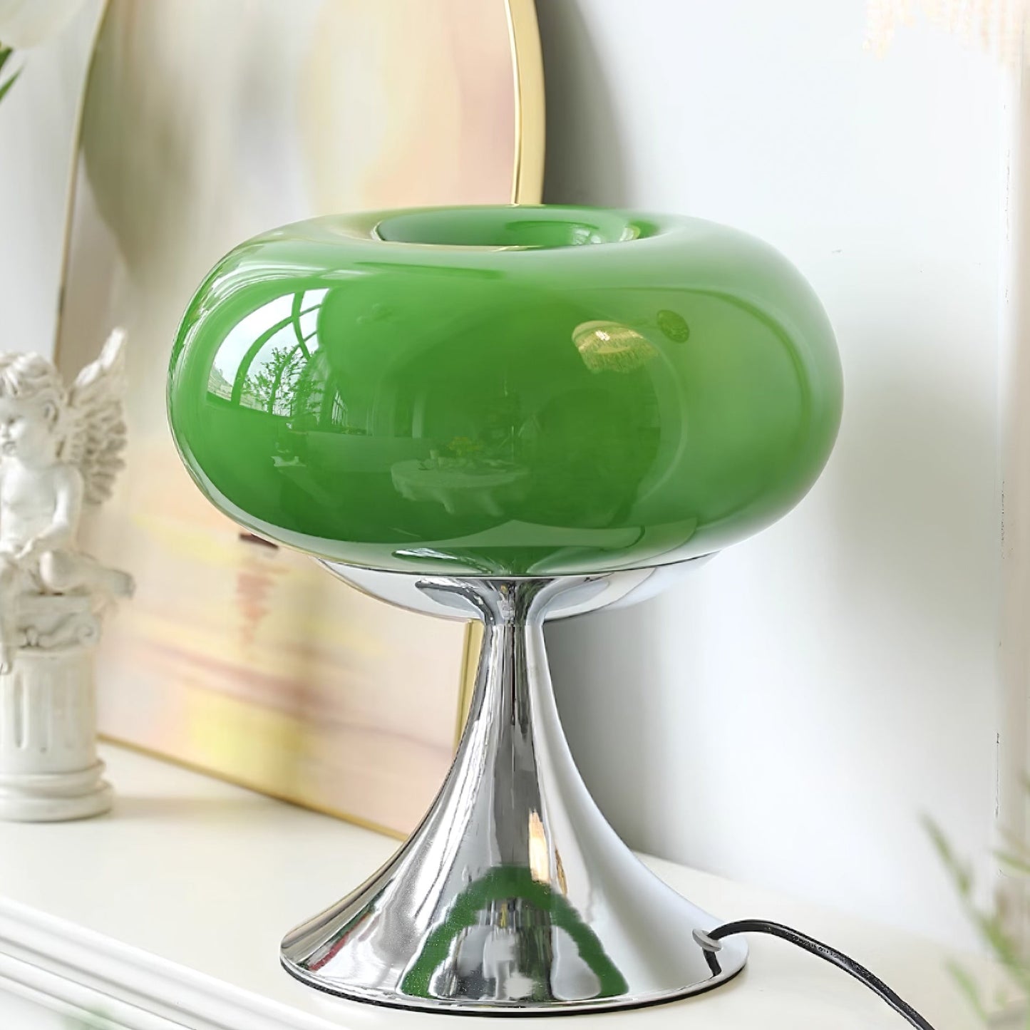 LolliGlow - Farverig glas- og metallampe til bord