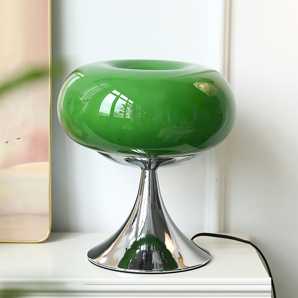 LolliGlow - Farverig glas- og metallampe til bord