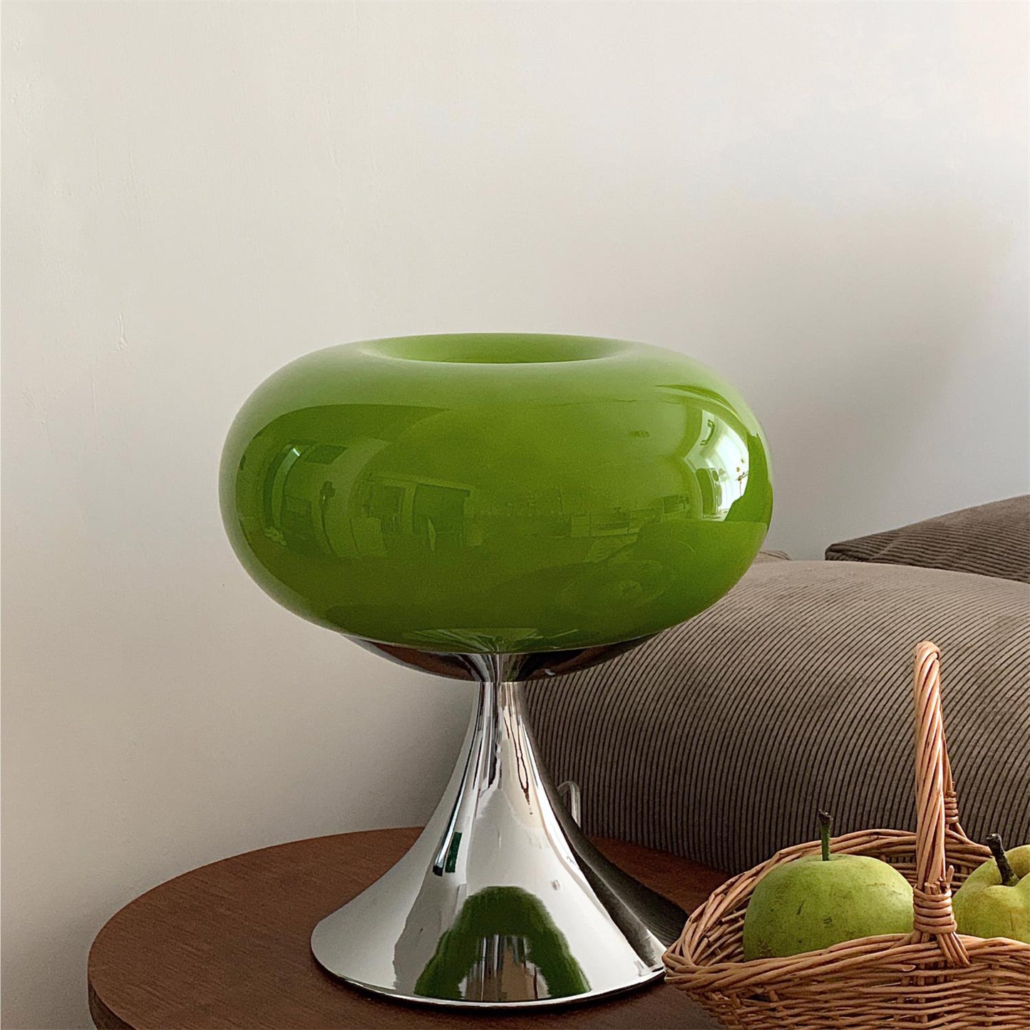 LolliGlow - Farverig glas- og metallampe til bord