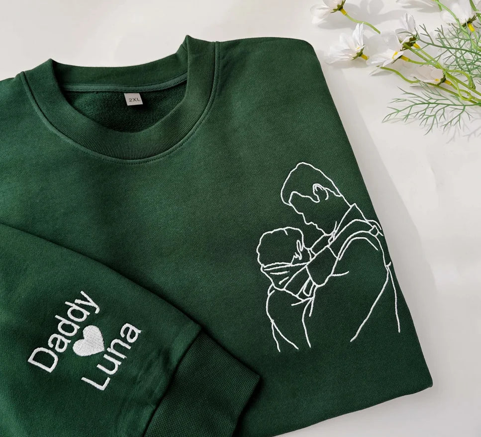 VaderCadeau – Pull brodé unique pour papa
