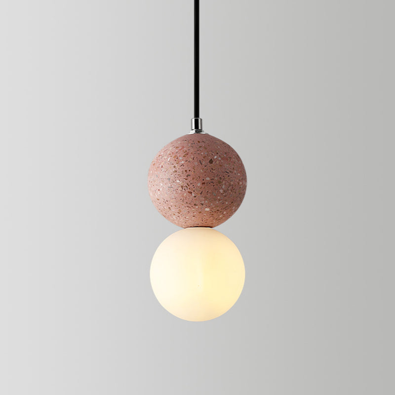 LunaGlow - Black and White Pendant Light