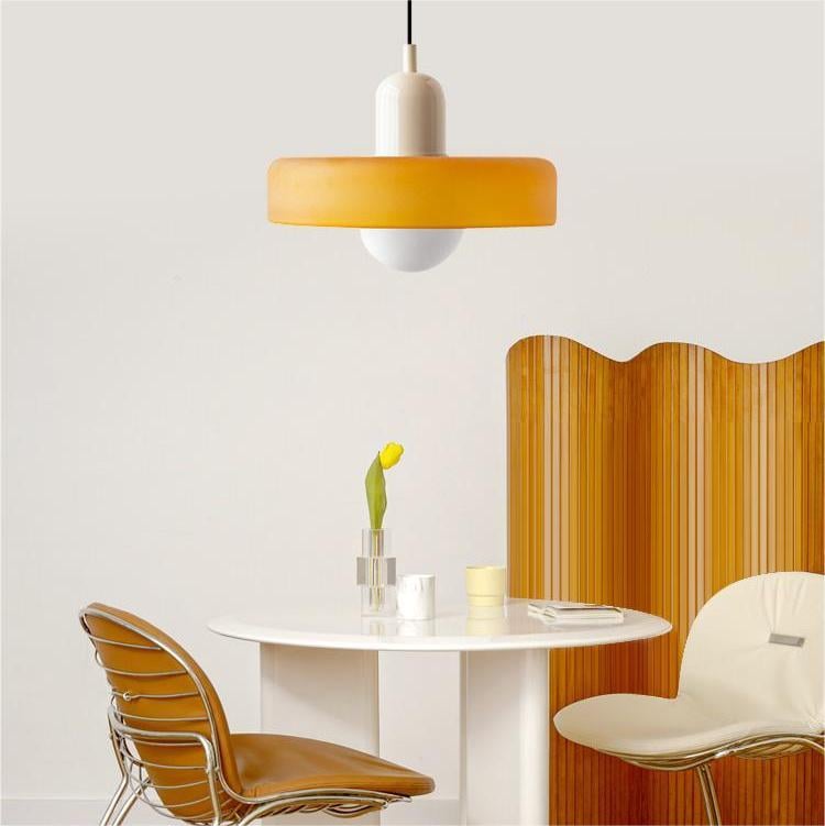 BauhausGlow | Coloured Glass Pendant Light