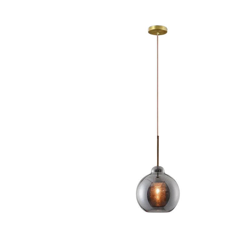NylahGlow - Modern Loft Pendant Light in Iron and Glass