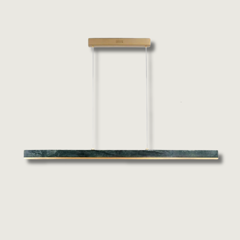 LumiStone - Sleek Modern Pendant Light with Marble Accents