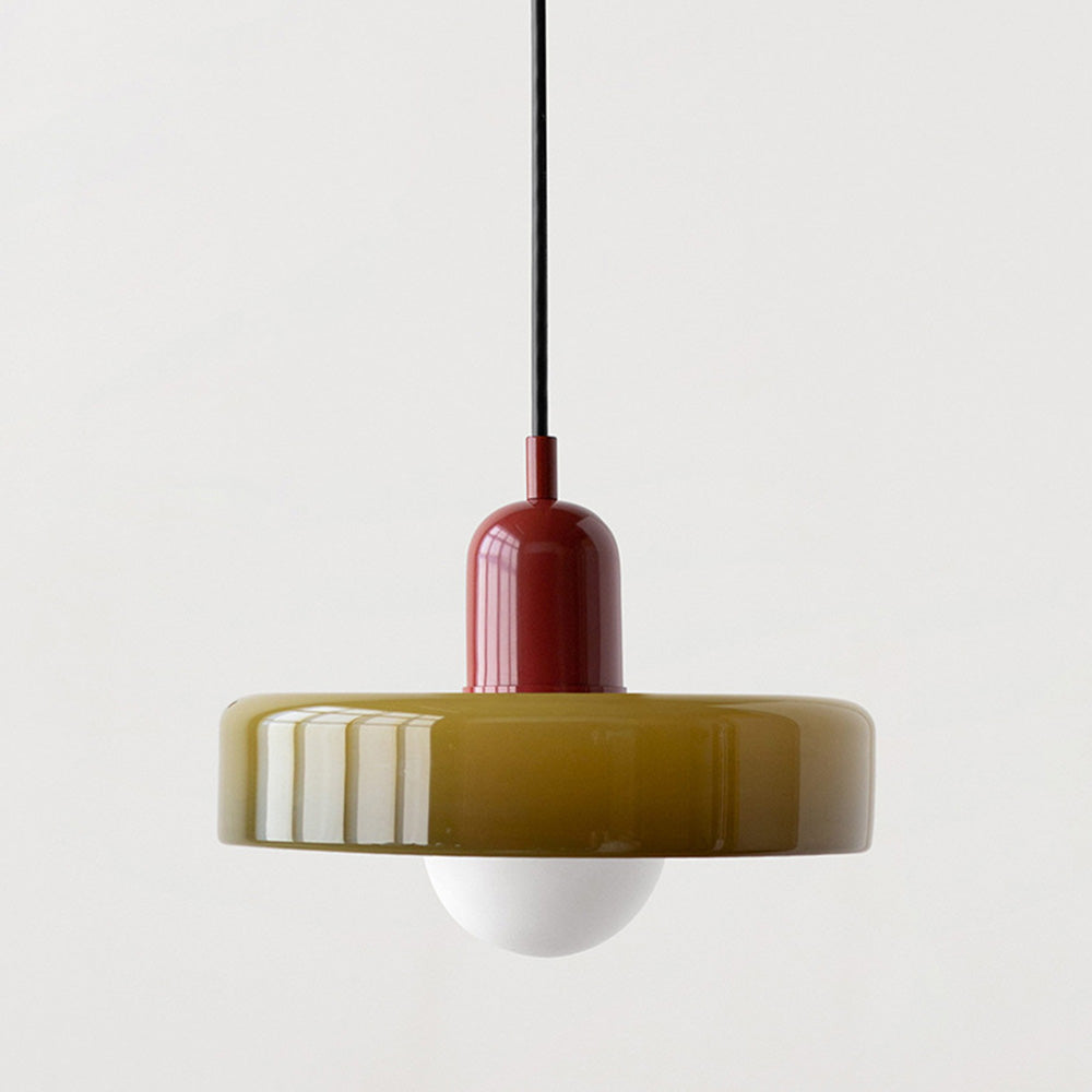 BauhausGlow | Coloured Glass Pendant Light