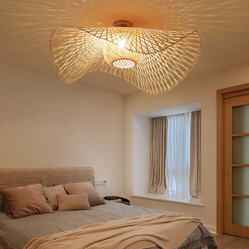 SatoriGlow | Wicker Pendant Light Inspired by Japanese and Asian Aesthetics