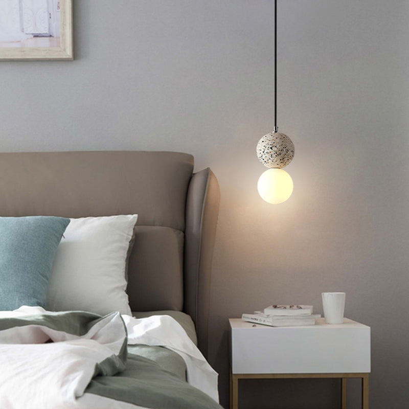 LunaGlow - Black and White Pendant Light