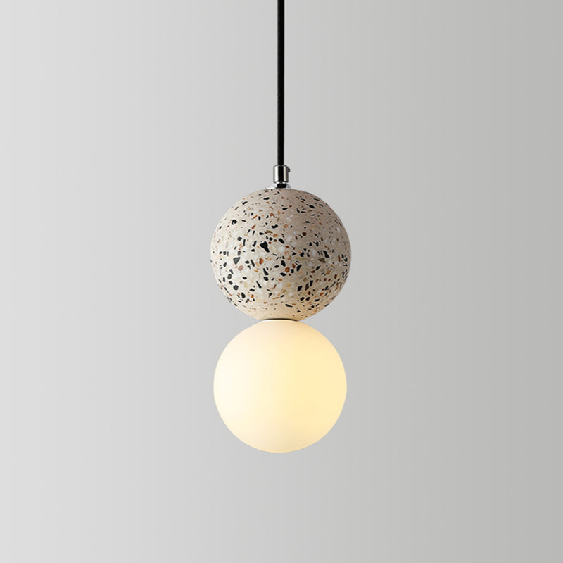 LunaGlow - Black and White Pendant Light