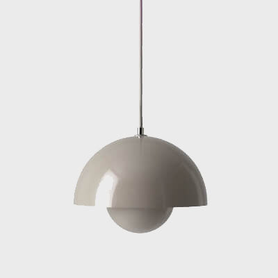 ScandiMacaron - Semi-Round Pendant Light