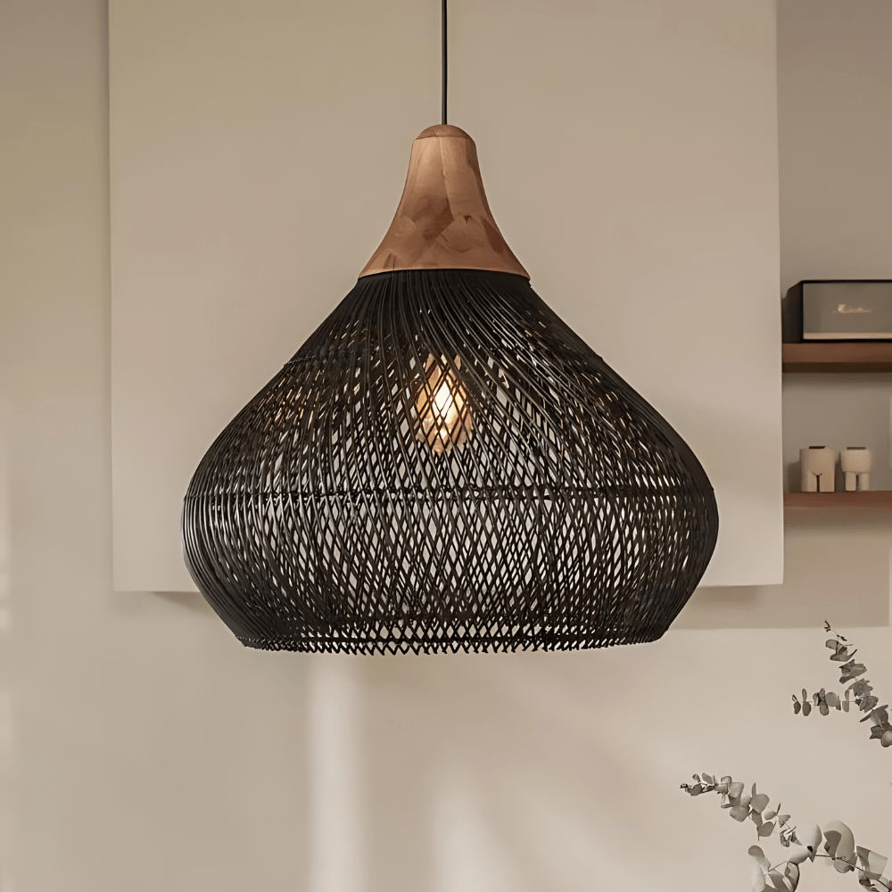 RattanDream - Boho-inspirierte handgefertigte Pendelleuchte