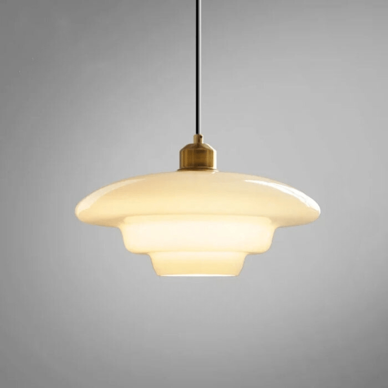 GlassHalo | Hvit pendellampe