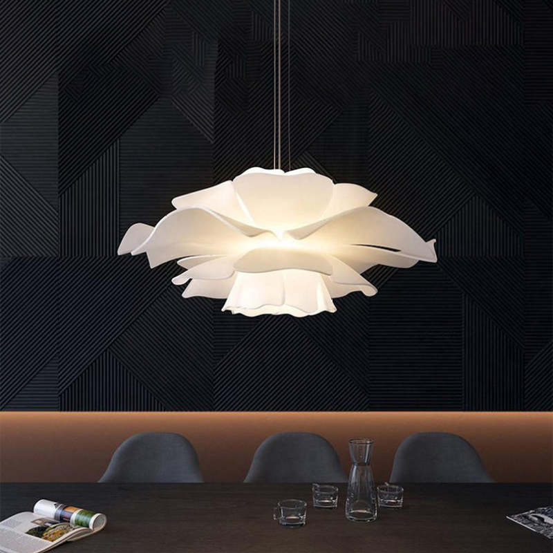 BellaGlow | Elegant White Flower Wall Lamp