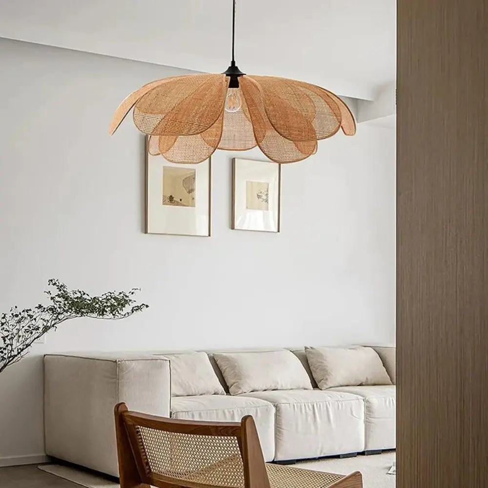 MokuLicht - Elegant rattanpendel