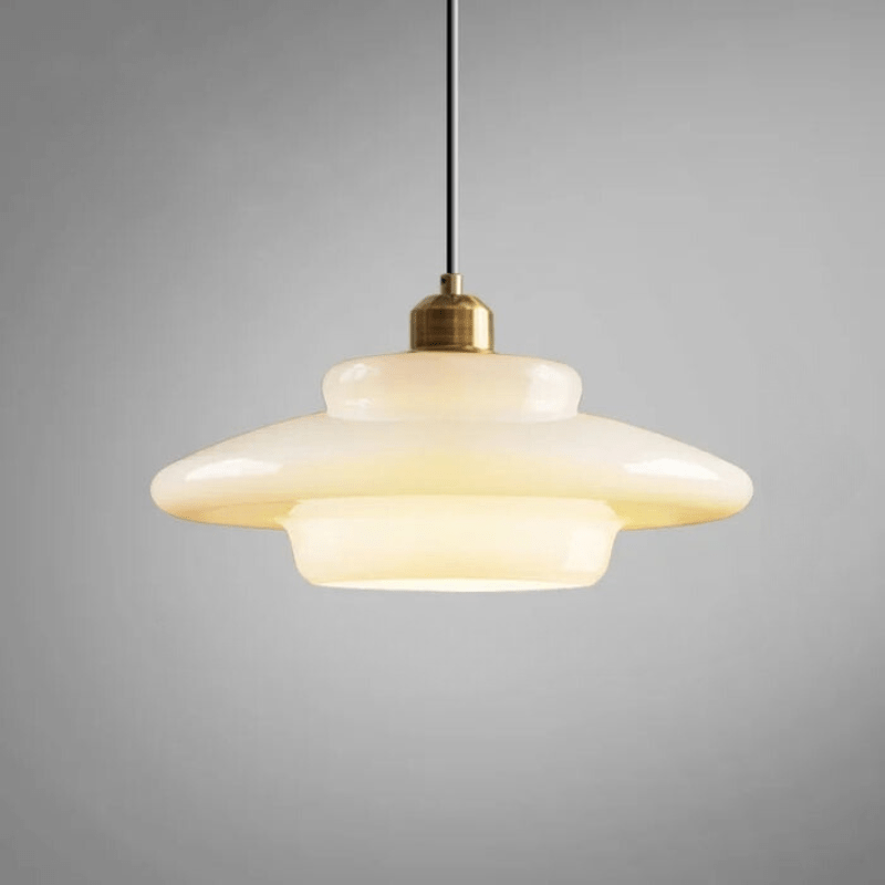 GlassHalo | Hvit pendellampe