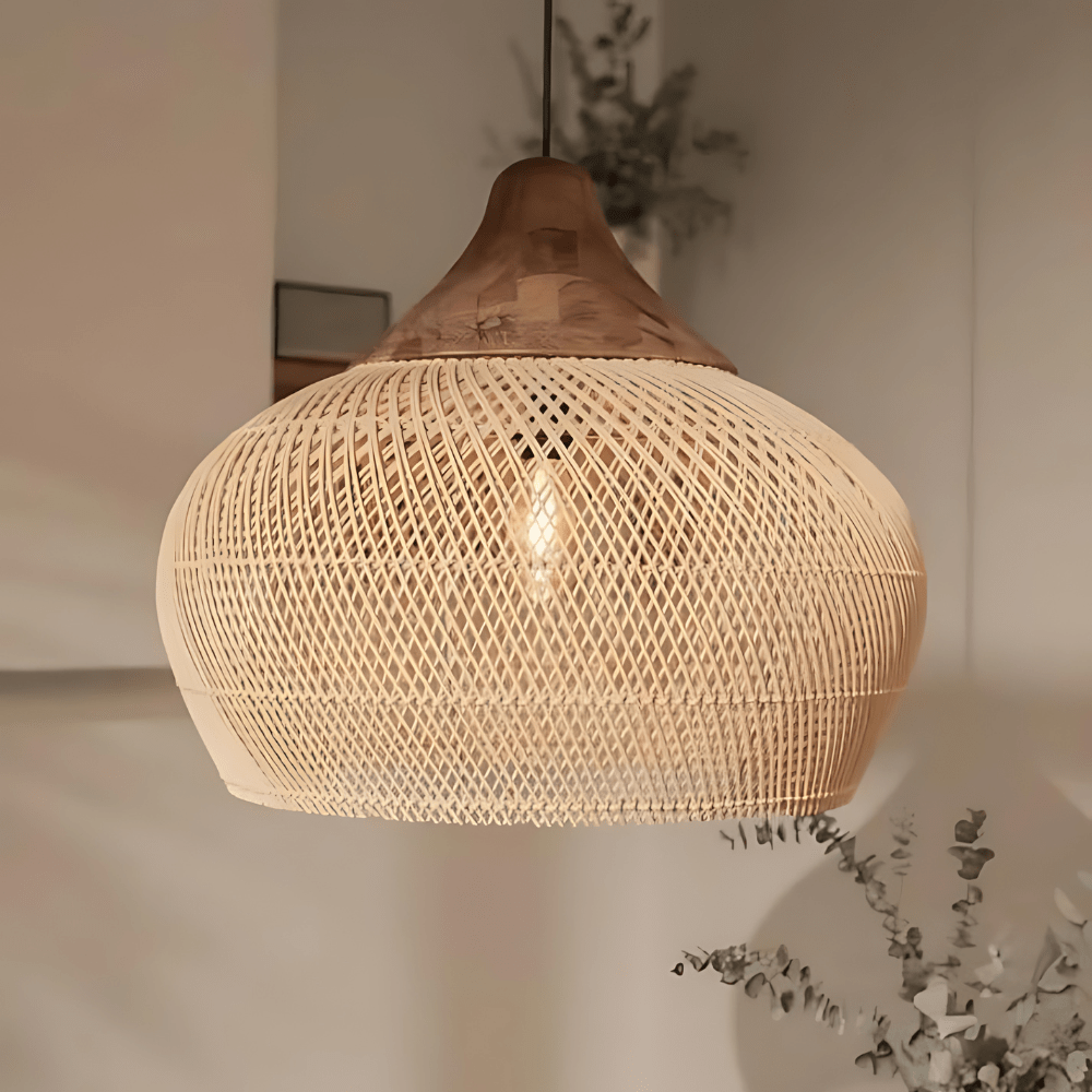 BohoRattan - Handmade Rattan Pendant Light
