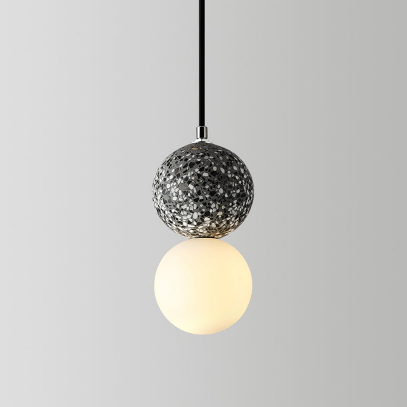 LunaGlow - Black and White Pendant Light