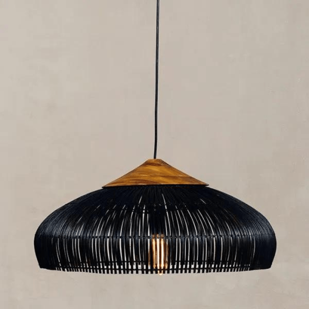 BohoRust - Handmade Rattan Pendant Light