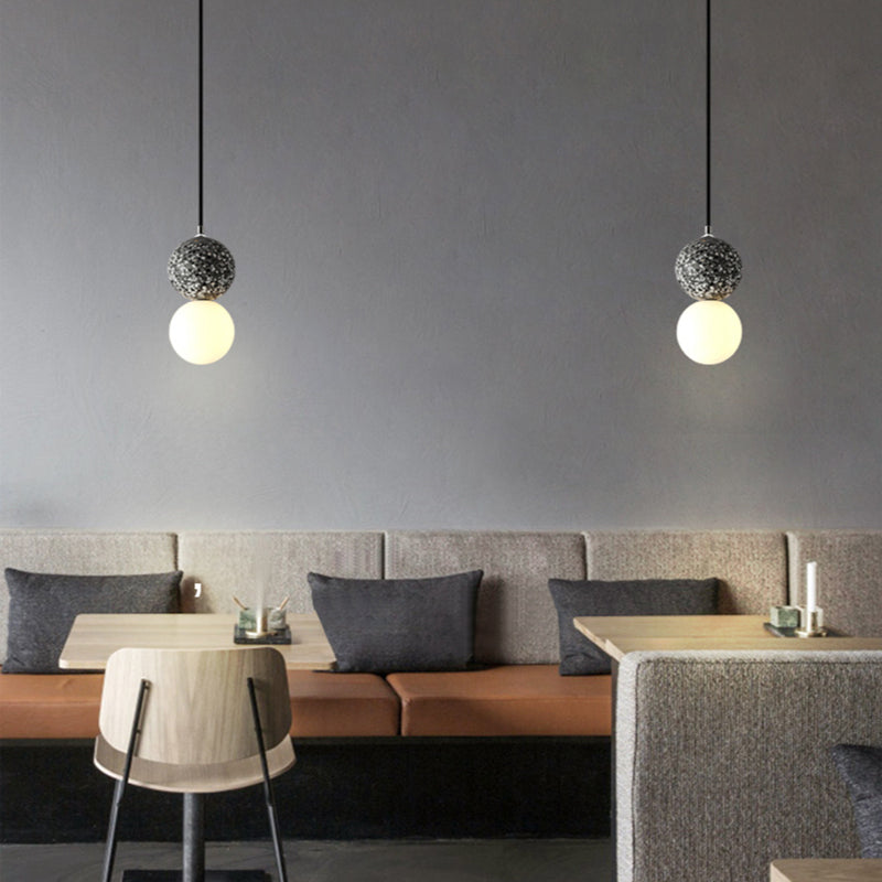 LunaGlow - Black and White Pendant Light