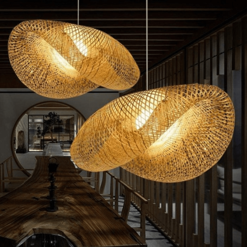 BohoRay - Bamboo Pendant Light for a Natural Atmosphere