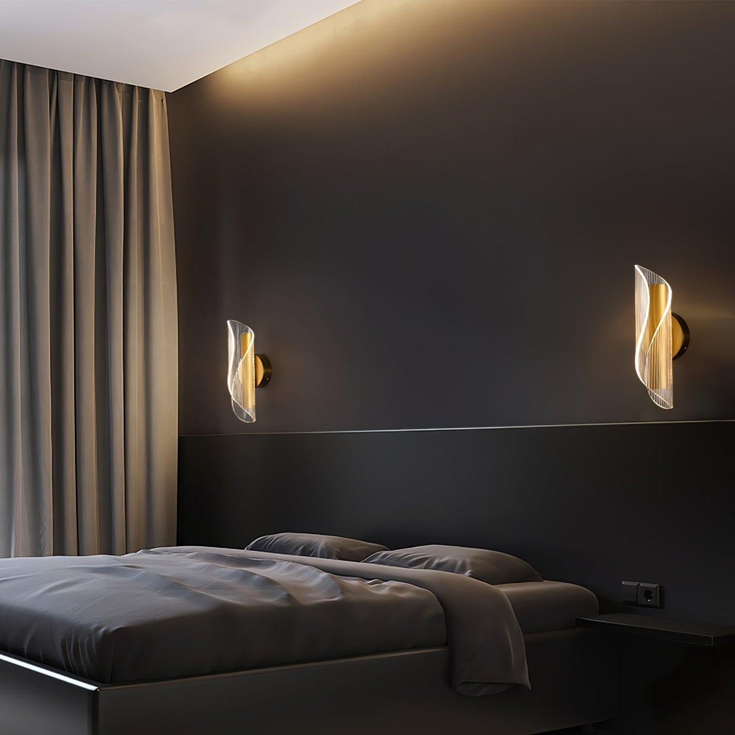 GlimmerLight - Éclairage mural en cristal
