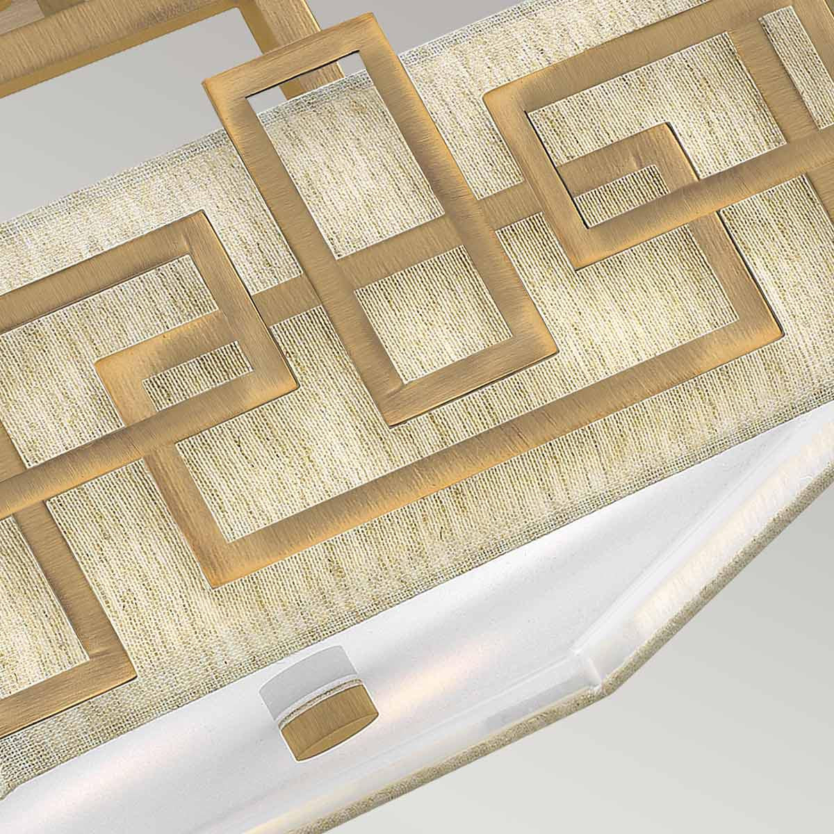 DrieLicht - Semi-Flush Ceiling Light Bronze