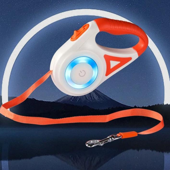 CanineGlow - Luminous Dog Lead with Retractable Function