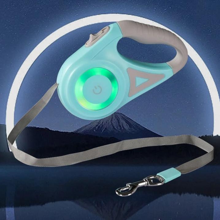CanineGlow - Luminous Dog Lead with Retractable Function