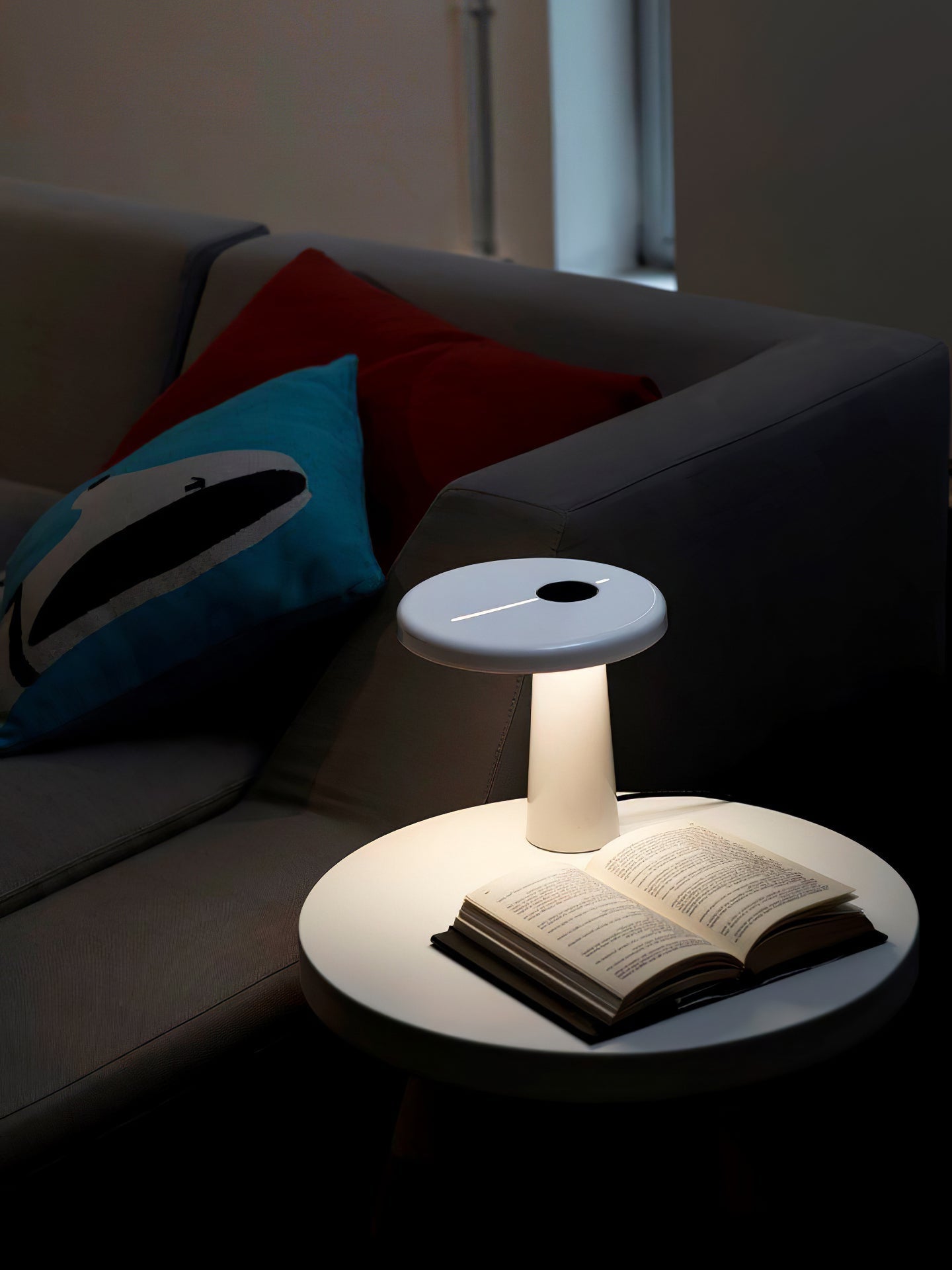 HoopLuxe - Moderne LED-bordlampe med stilfuldt rundt design