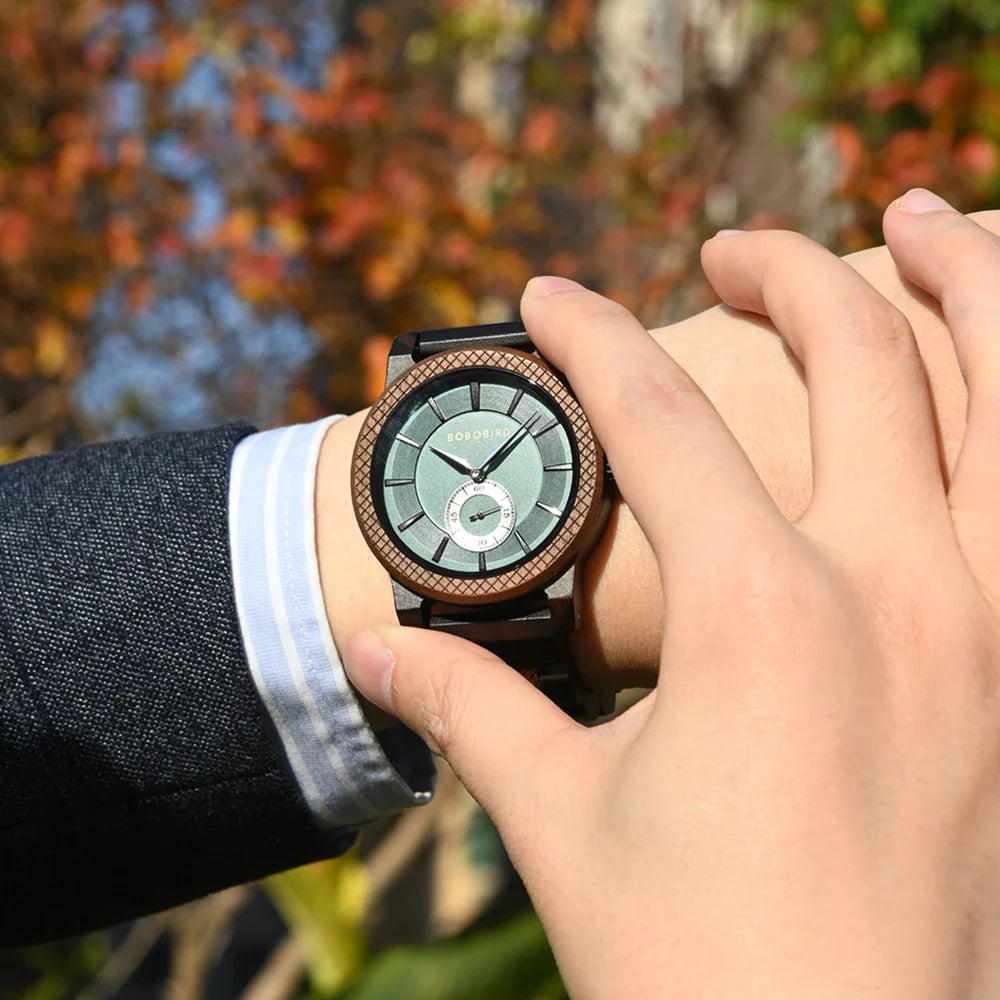 WoodlandChrono – Håndlavet træ forretningsur
