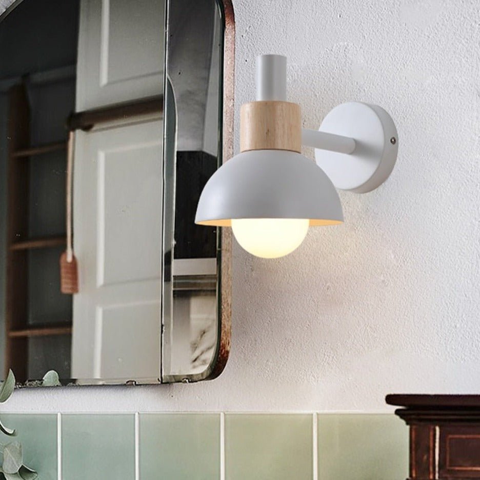 WoodenAura - Lampe murale en bois Julie