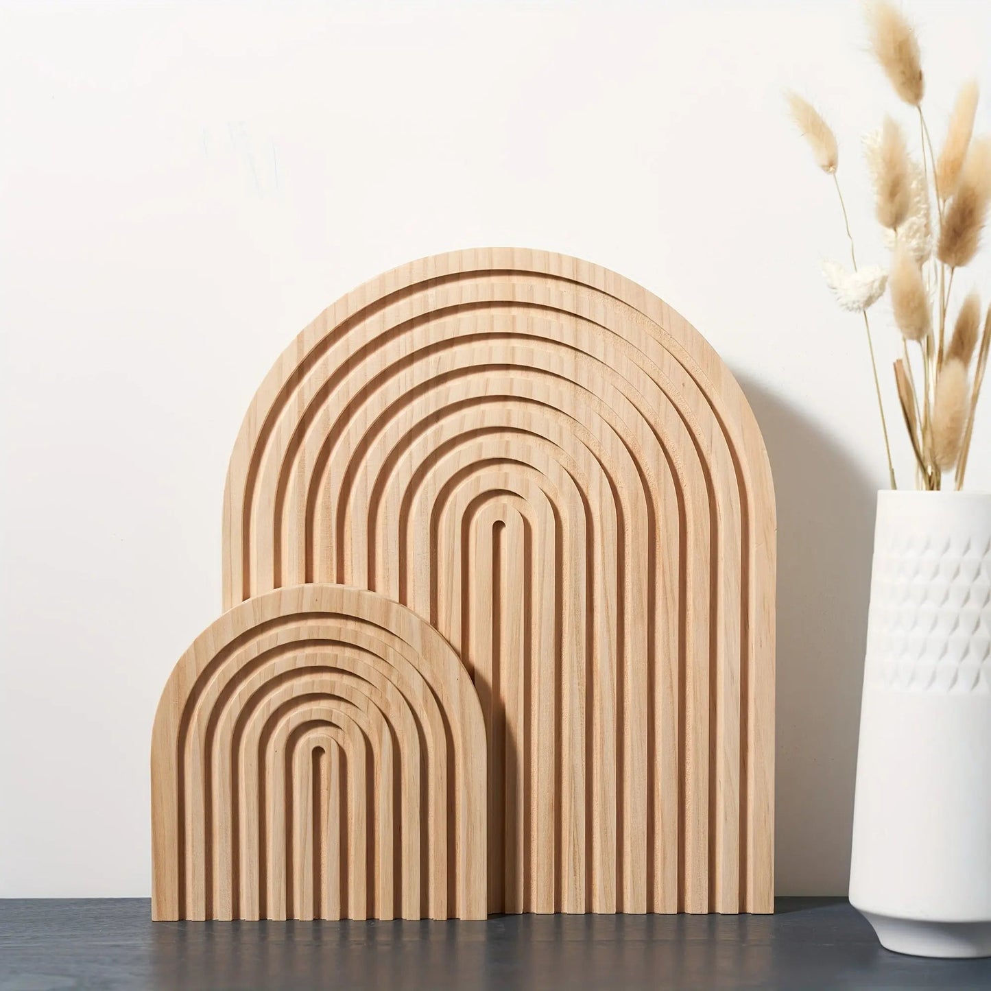 BohoArch - Décoration murale d'arcs en bois
