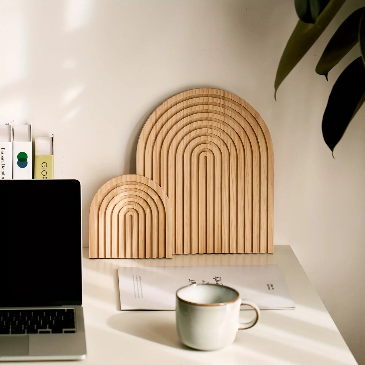 BohoArch - Décoration murale d'arcs en bois