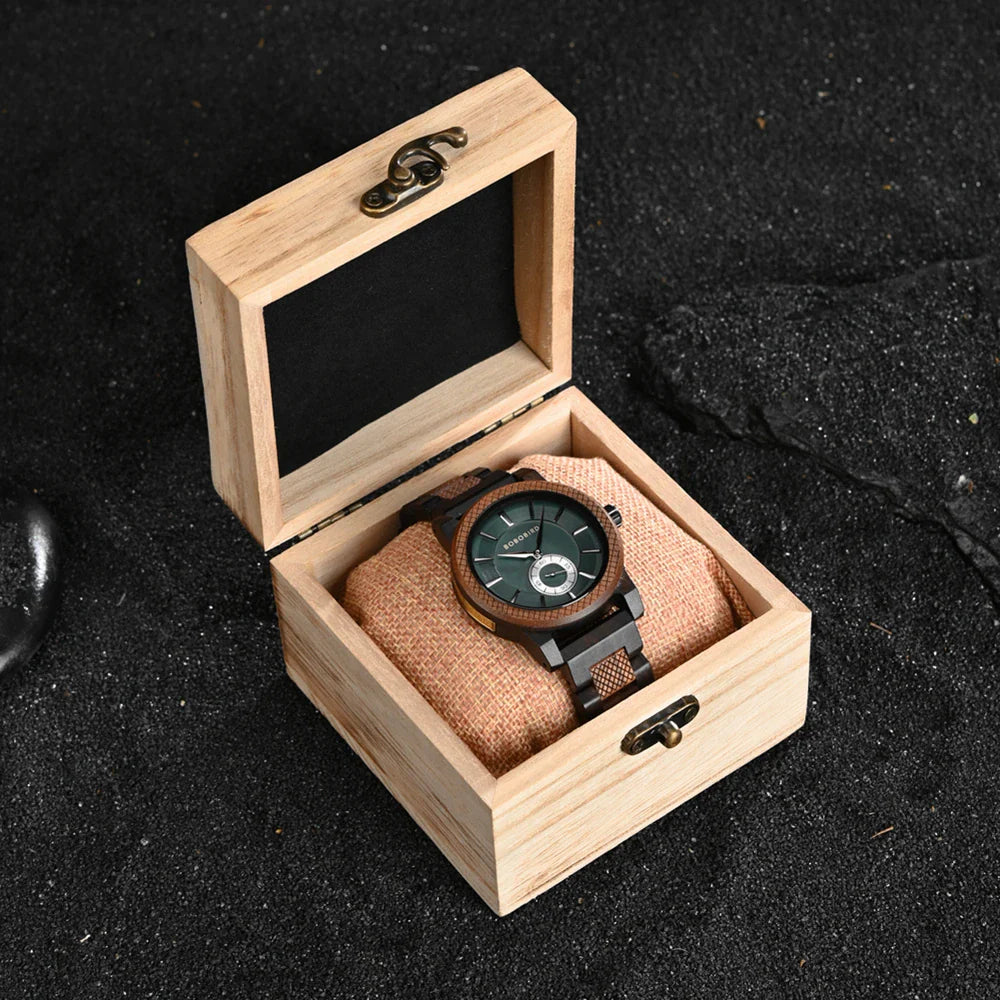 WoodlandChrono – Håndlavet træ forretningsur