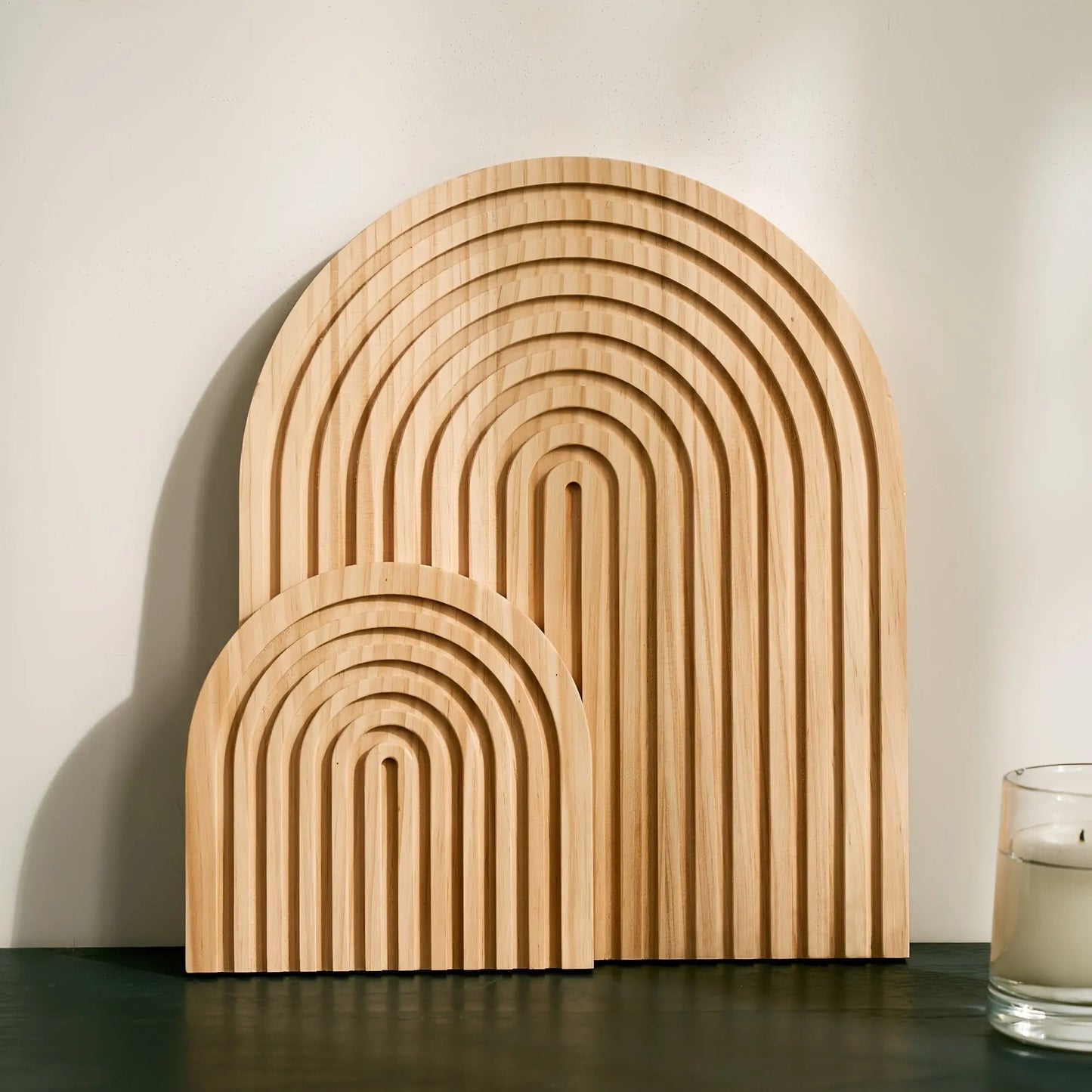 BohoArch - Décoration murale d'arcs en bois