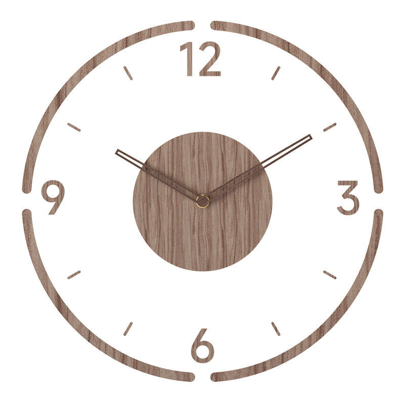 WoodClock - Nordisk stil træ vægur