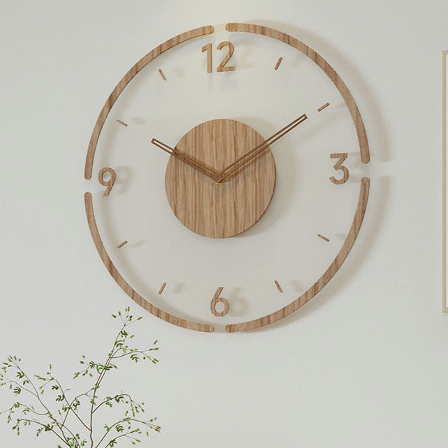 WoodClock - Nordisk stil træ vægur