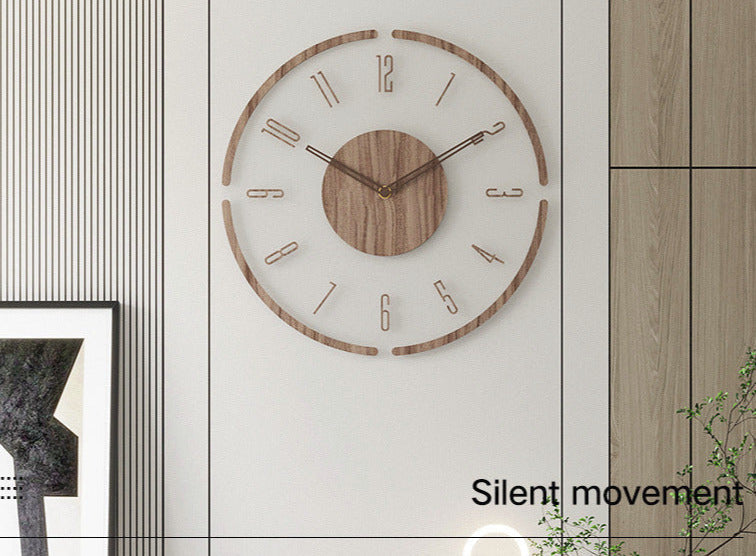 WoodClock - Nordisk stil træ vægur