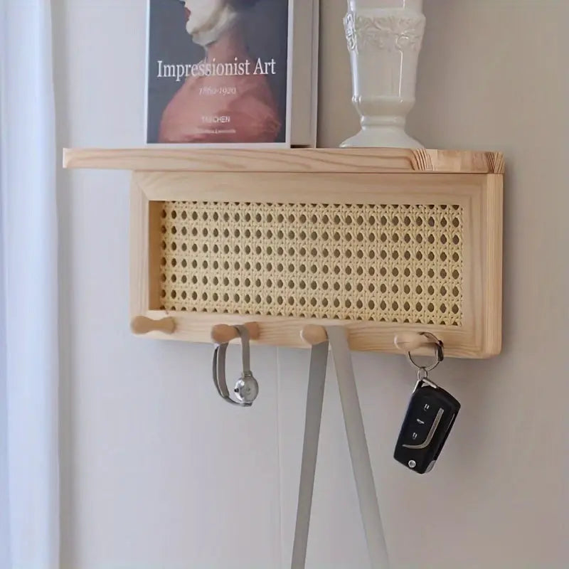 RetroShelf - Trevegghylle med kroker
